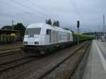 223 143 kam,am 01.August 2013 von Mukran nach Bergen/R�gen.