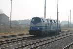 228 758-9 der Rennsteigbahn in Arnstadt am 29.M�rz.2014