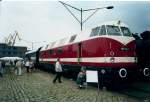 Lange Zeit im Bw Rostock Zuhause zeigte sich 118 118 auf einer der letzten großen Lokausstellung in Mecklenburg Vorpommern in Wismar.