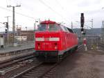 Am 08.12.13 fuhr der Wartburg-Express von Saalfeld/Saale nach Eisenach mit 219 084.