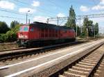 Am 31.Juli 2010 hielt 232 349 am Ausfahrsignal im polnischen Szczecin Gumience.