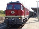 Am 07.09.13 ging es mit dem Eisenbahnmuseum Leipzig und der LEG 132 158 nach Meiningen zu den XIX Dampfloktagen.