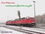 232 589-2 am 14.Nov.2013 in Marktredwitz.Dahinter 233 452-2.
