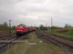 Am 14.04.14 holte die MEG 318 (232 690) wieder einen Lokzug von Saalfeld nach Chemnitz.
