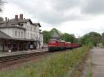 233 127 und 189 100 zusehen am 03.05.14 mit einem Umleiter in P��neck oberer Bahnhof.