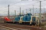 261 671-2 und 365 965-5 standen am 22.02.2014 in D�sseldorf Hbf.