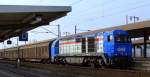 OHE 1028 (MaK G 2000 BB) f�hrt durch den Bahnhof G�ttingen.