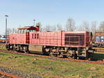 275 820-9 (92 80 1275 820-9 D-CFLCA) steht am 22. April 2018 in Niebüll. 