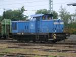 346 020 von der PRESS als Rangierlok t�tig,am 30.Juli 2013,in Bergen/R�gen.