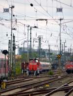 363 218-9 in der Abstellung des Frankfurter Hbf´s am 26.04.2015