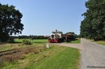 Die Museumseisenbahn Friesoythe-Cloppenburg kurz vor B�sel am (27.08.2016)  Platz 3 (Bild des Monats) August.2016