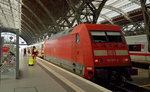 101 071 mit ihrem IC am 26.07.2016 in Leipzig