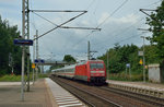 101 050 bei der Durchfahrt durch Fröttstädt am 05.08.2016
