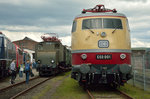 E71 19 und E03 001 beim Sommerfest in Koblenz am 18.06.2016