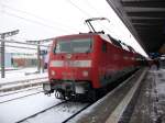 Am 04.Dezember 2010 bespannte 120 202 den HanseExpress von Rostock nach Hamburg Hbf.Aufnahme im Rostocker Hbf.