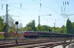 139 287-7 mit dem Henkelzug durch Darmstadt-Kranichstein am 07.05.2016