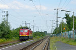 140 003 von EBM Cargo bei der Durchfahrt durch Weiterstadt am 10.06.2016