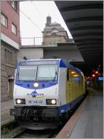 Die ME 146 02 in Hamburg HBF.