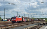 152 027 bei der Durchfahrt durch Darmstadt-Kranichstein am 21.05.2016