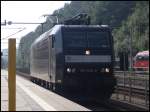 E-Lok 185 556-8 in Bad Schandau am 04.10.2012  