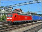 Die DB 185 136-9 in Spiez.