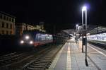 185 419 am 19.12.2014 bei ihrem Aufenthalt in Erfurt Hbf gen Erfurt-Bischleben