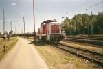 290 038 im Rangierbahnhof Seddin.