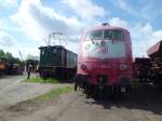 103 101-2 und E16 08 bei den Bahnwelttagen 2013