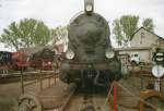 Die G8 4981 Mainz auf der Drehscheibe in Darmstadt Kranichstein im Jahr 2003(Gescannt)