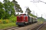 V122 mit dem ersten Pendelzug nach Gro� Gerau Dornberg am 16.05.2015