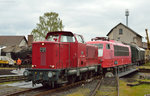 Am 23.04.2016 wurde 103 101-2 auf die Drehscheibe in Darmstadt-Kranichstein von V122 (265 602) geschoben