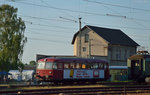 VT98 der Pfalzbahn beim rangieren in Darmstadt-Kranichstein am 06.05.2016