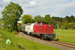 V122 (EDK) rollt hinter Schneidhain Bergab nach Kelkheim am 15.05.2016