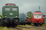 141 228 und 103 101 am 26.06.2016 im Eisenbahnmuseum Darmstadt-Kranichstein