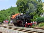 52 4867(Historische Eisenbahn Frankfurt)fuhr am Tag.4 des Dampfspektakels zwischen Hochpeyer und Alsenz.Hier beim Umsetzen in Alsenz am Sa,31.Mai.2014