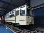 Eine alte Stra�enbahn im Technik Museum Prora am 16.Okt.2013