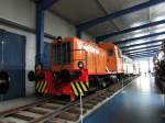 Eine Diesellok im Technik Museum Prora am 16.Okt.2013