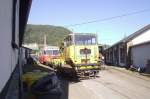 Der SKL der Brohltalbahn stand am Lokschuppen in Brohl
