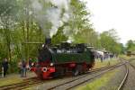 Am Ende wieder das, womit ich angefangen hatte. Die 11sm am Wasserkran am 01.05.2015 in Brohl