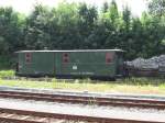 Der Packwagen 974-324 stand abgestellt am 12.Juli.2013 in Cranzahl