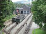 Diese 12 Personenwagen standen auf dem Bahnhof Oberwiesenthal am 15.Juli.2013
