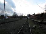 Der Bahnhof Elend am 10.Jan.2014.