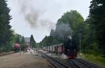 99 7234-0 bei der Ausfahrt mit N 8927 aus Drei-Annen-Hohne am 12.082.2015