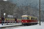 187 013-8 als N 8981 in Eisfelder Talmühle am 04.01.2016