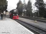 Nach Ankunft in Drei-Annen-Hohne fuhr 99 7240-7 ans andere Zugende um wieder zur�ck auf den Brocken zu fahren.
