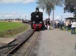 Die nach einem Unfall auf der L��nitzgrundbahn neuaufgebaute Lok 20 der Mansfelder Bergwerksbahn wurde am 19.08.2011 auf den heimischen Gleisanlagen wieder eingeweiht.