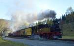 99 1590-1 kurz hinter Schmalzgrube am 24.10.2015