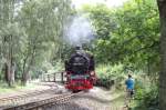 99 1782-4 bei der Ausfahrt aus Garftitz