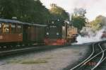 99 1782-4 fuhr am 08.August.2009 �ber den Bahnhof Putbus um an den P101 zu gelangen(Gescannt)