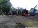 Bw Putbus mit R�BB 251 901 / 99 4802 / Mh 53(99 4633) & 99 4011 am 10.7.13